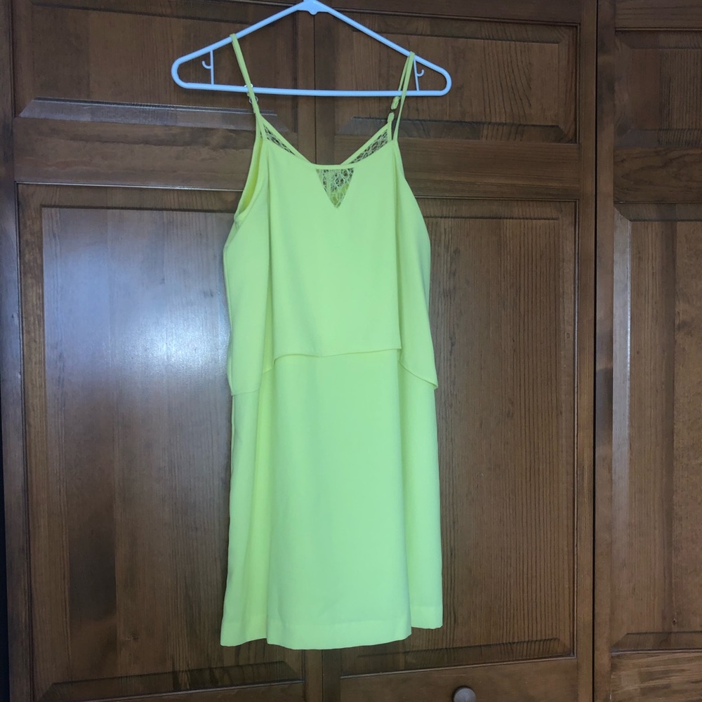 Neon Ruffle Top Dress - Picture 2 of 2